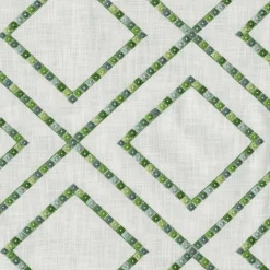 Beaded Lattice Emb 410511 Meadow PK Lifestyles Fabric