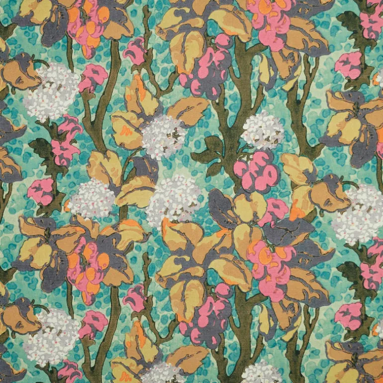 Bell Blooms Cyan P/Kaufmann Fabric