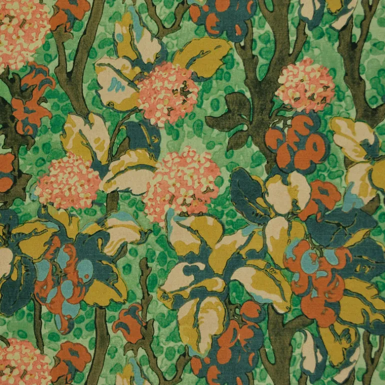 Bell Blooms Jade P/Kaufmann Fabric