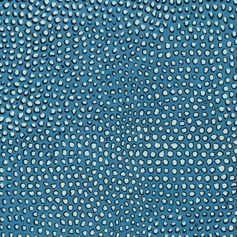 Bespotted Cobalt P/Kaufmann Fabric