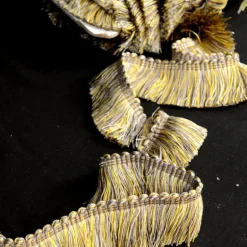 BF4004 11/10 Citrine Grey Gold Brush Fringe