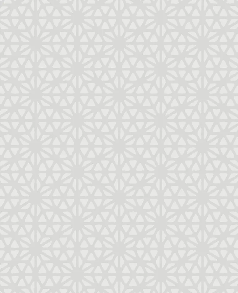 Billie White Geometric Wallpaper