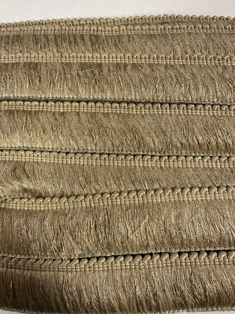BIR606/7 Beige 2 inch Brush Fringe