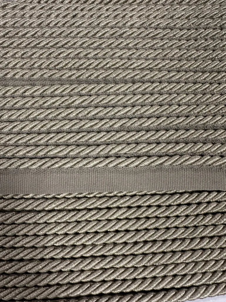 BIR806/7 Beige 1/4 inch Twisted Lipcord Trim