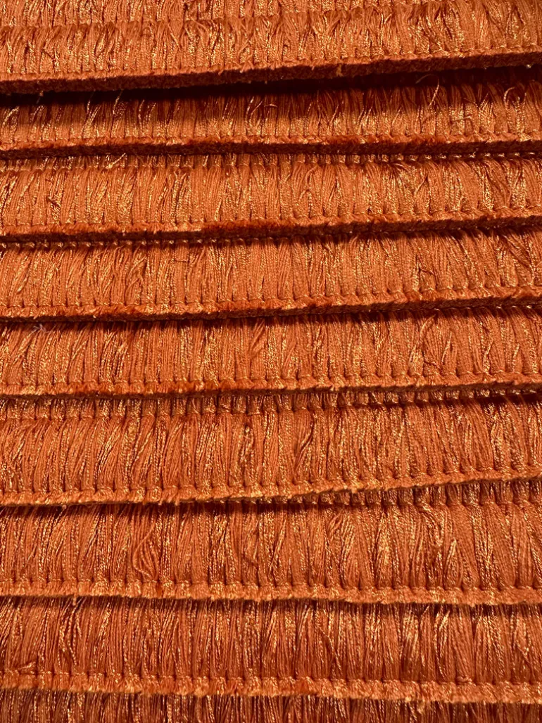BIR606/68 Pumpkin 2 inch Brush Fringe