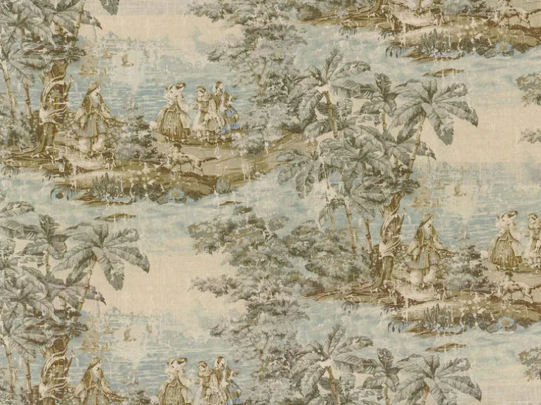 Bosporus Flax Covington Fabric