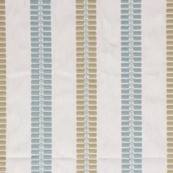 Boxed Up Aquamarine Embroidered Swavelle Mill Creek Fabric
