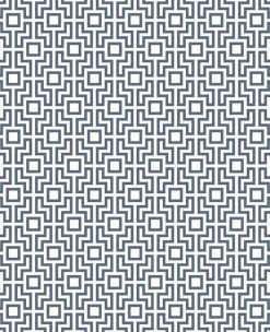 Boxwood Blue Geometric Wallpaper