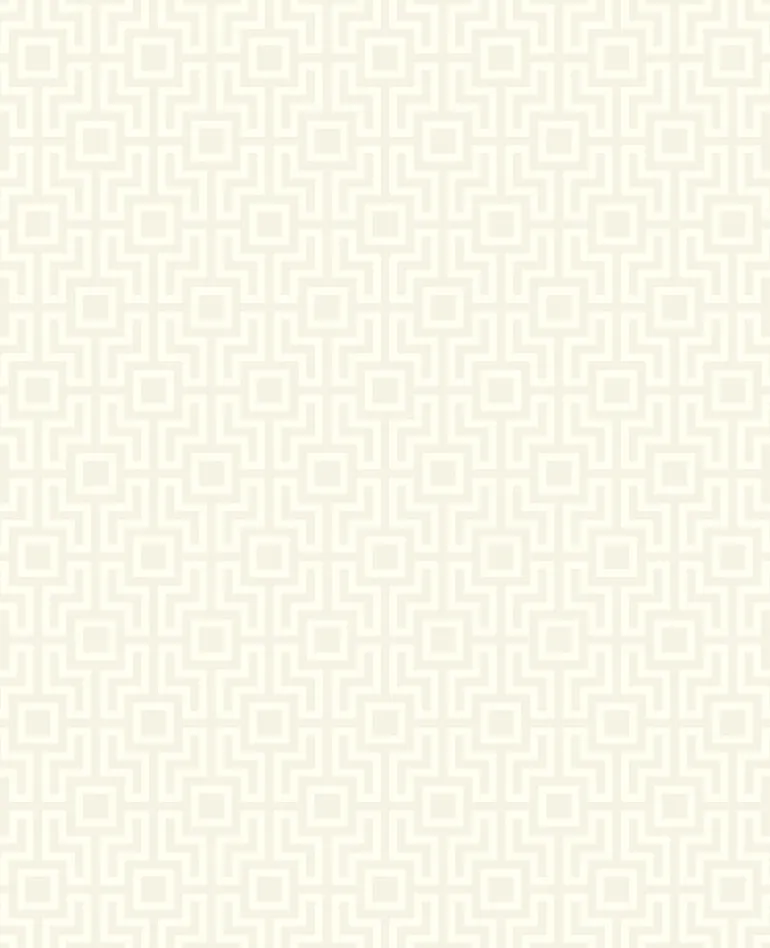 Boxwood Platinum Geometric Wallpaper