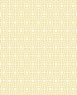 Boxwood Yellow Geometric Wallpaper
