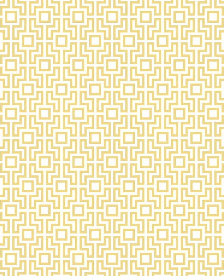 Boxwood Yellow Geometric Wallpaper