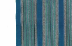 Bronte Stripe Blue Laura Kiran Fabric