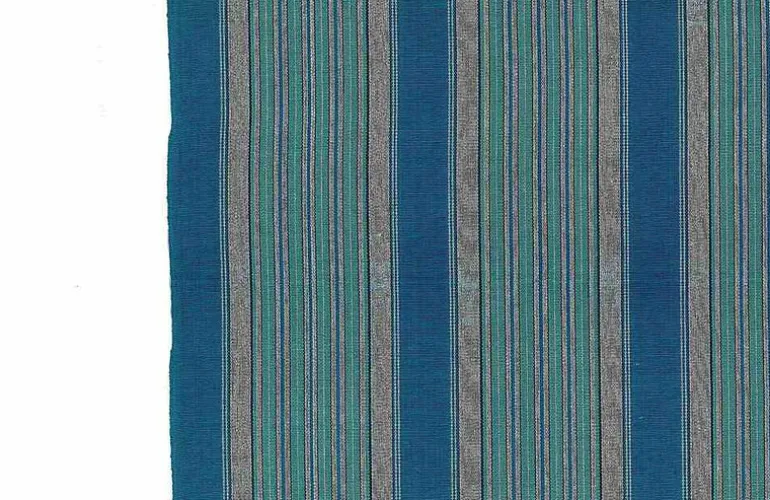 Bronte Stripe Blue Laura Kiran Fabric