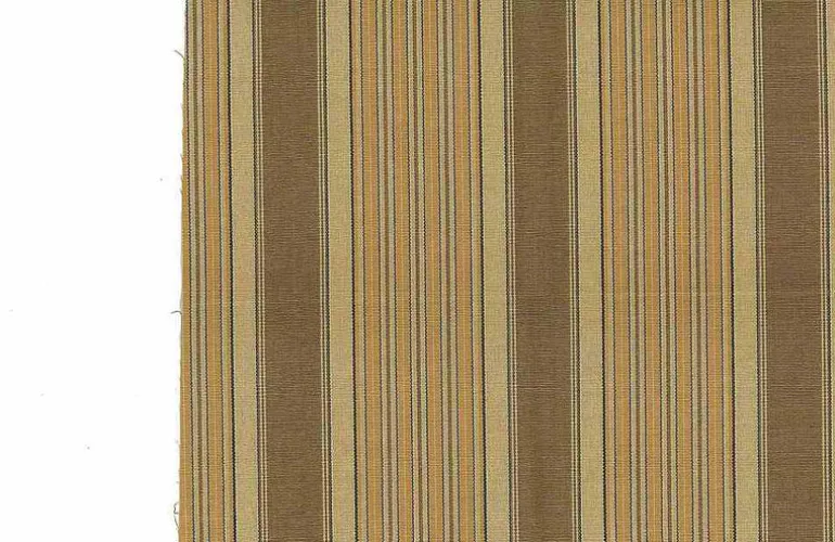 Bronte Stripe Tan Laura Kiran Fabric