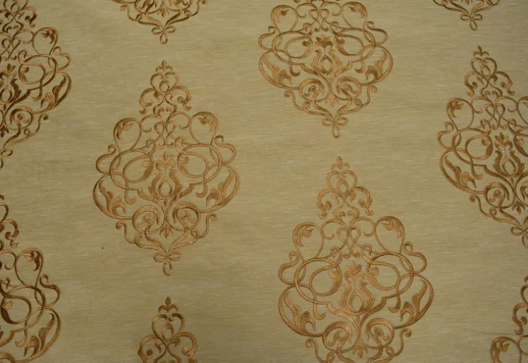 Buckingham Vintage Gold Covington Fabric