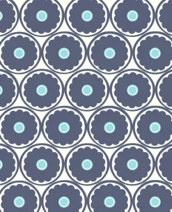Buttercup Blue Flower Wallpaper
