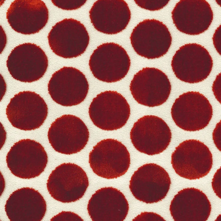 Buttons Red Regal Fabric