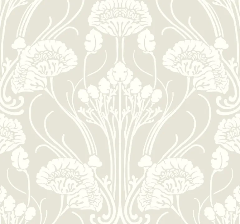 CA1568 Beiges Nouveau Damask Wallpaper