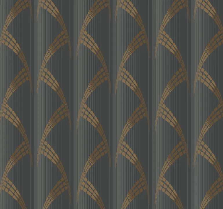 CA1581 Blacks Metropolis Wallpaper