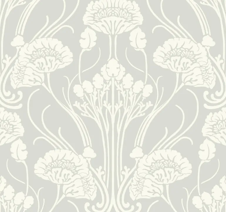 CA1567 Blacks Nouveau Damask Wallpaper