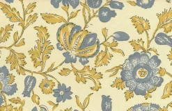 Calicut Handprint Sun Chambray Laura Kiran Fabric