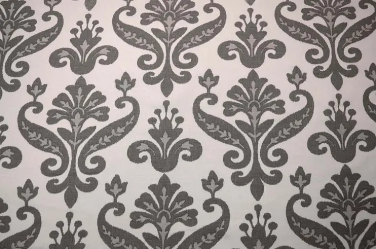 Carnation 3 Gray Noveltex Fabric