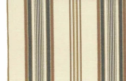 Casablanca Stripe Browns Laura Kiran Fabric