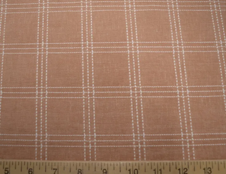 Catalina Check Clay P Kaufmann Fabric
