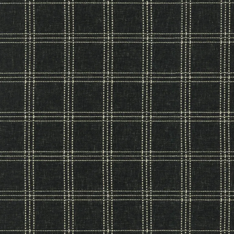 Catalina Check Onyx P/K Lifestyles Fabric