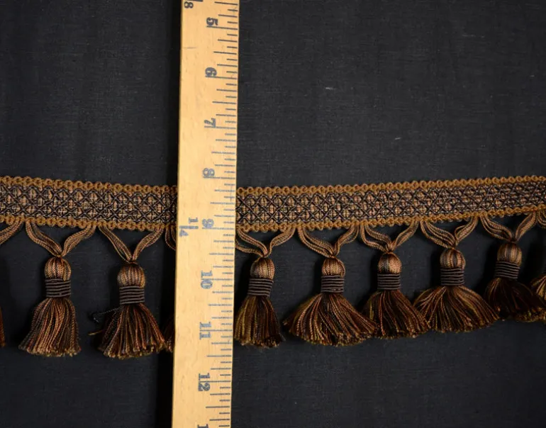 Chocolate Brown Tassel Trim BF4005/6