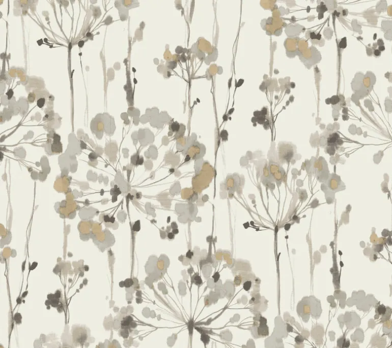 CI2425 Beige Flourish Wallpaper