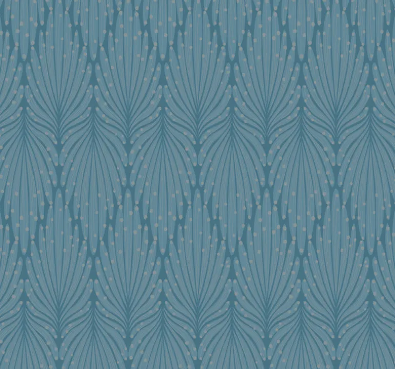 CI2362 Blue Cafe Society Wallpaper