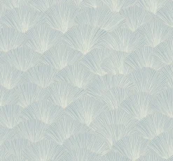 CI2338 Blue Luminous Ginkgo Wallpaper