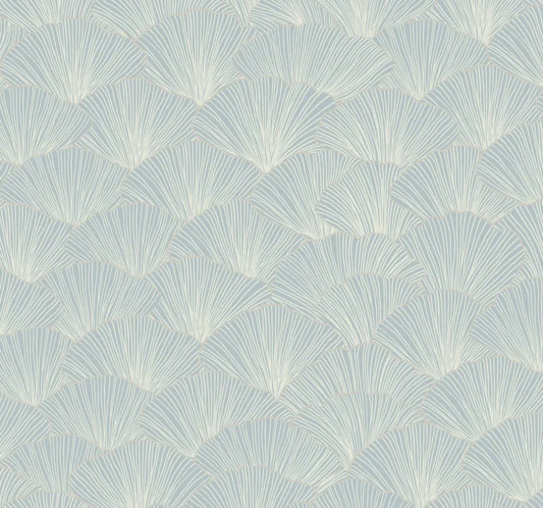 CI2338 Blue Luminous Ginkgo Wallpaper