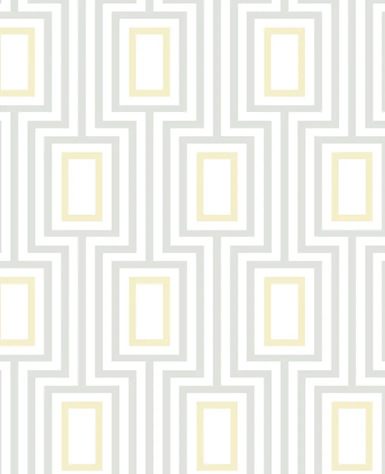 Citrine Metromod Wallpaper