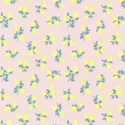 Citron Soft Pink Juicy Lemon Wallpaper