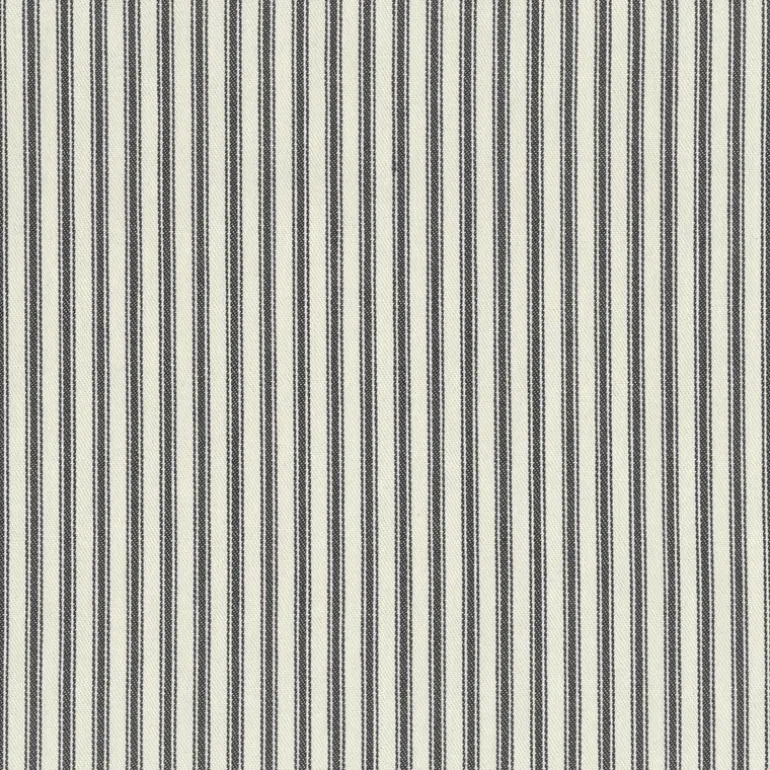 Classic Ticking Black Waverly Fabric