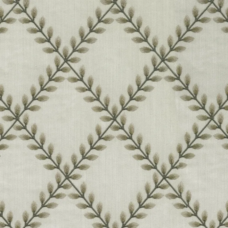 Clover Lane Emb 410571 Birch PK Lifestyles Fabric