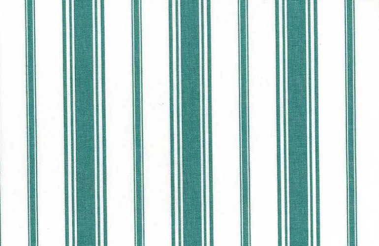 Coastal Stripe Turquoise Laura Kiran Fabric