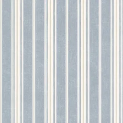 Cooper Denim Cabin Stripe Wallpaper (3113-491016)