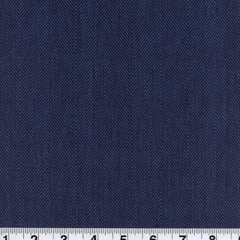 Copley Solid Midnight Roth & Tompkins Fabric