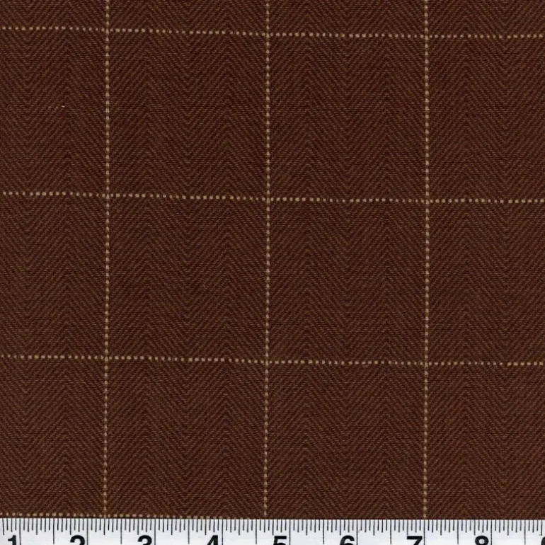 Copley Square Chocolate Fabric