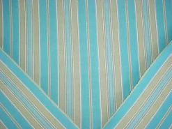 Corfu Stripe Teal Jade Laura Kiran Fabric