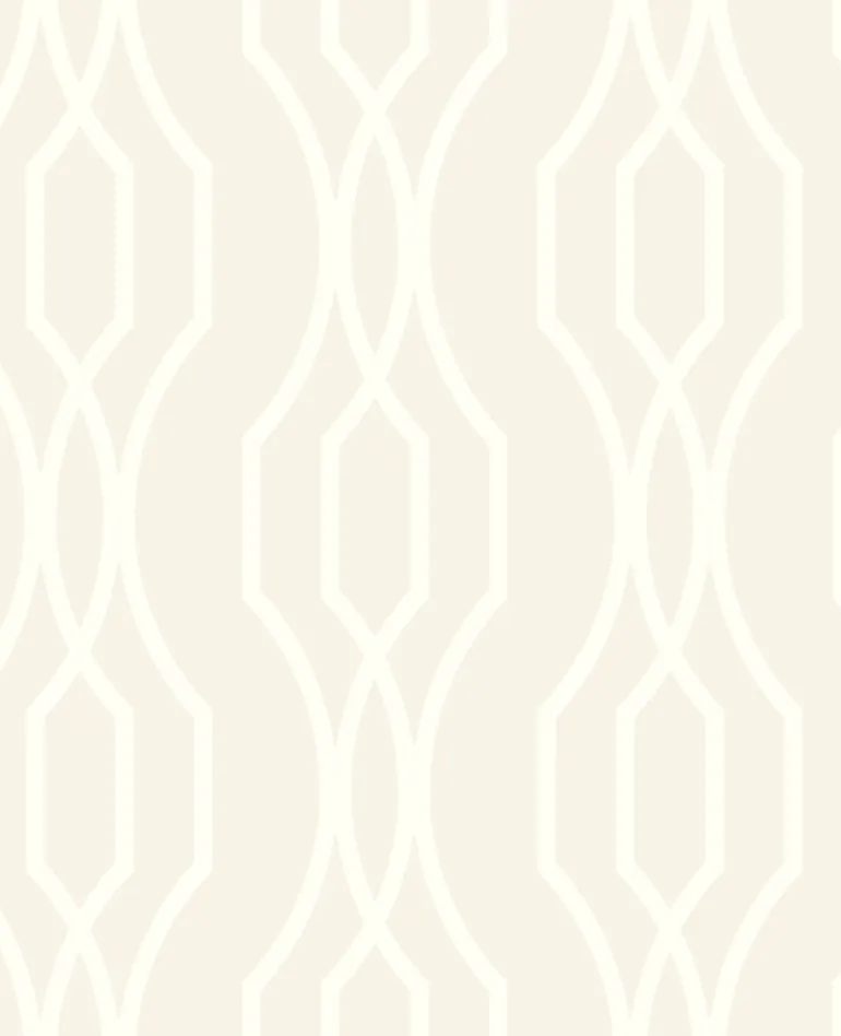 Coventry Eggshell Trellis Wallpaper