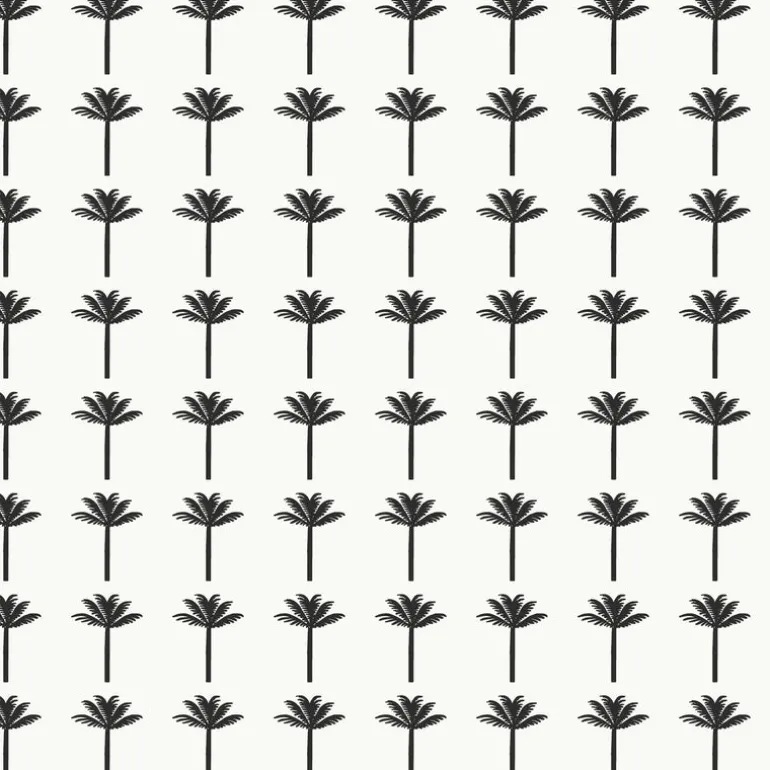 CV4417 Black Palm Bay Wallpaper