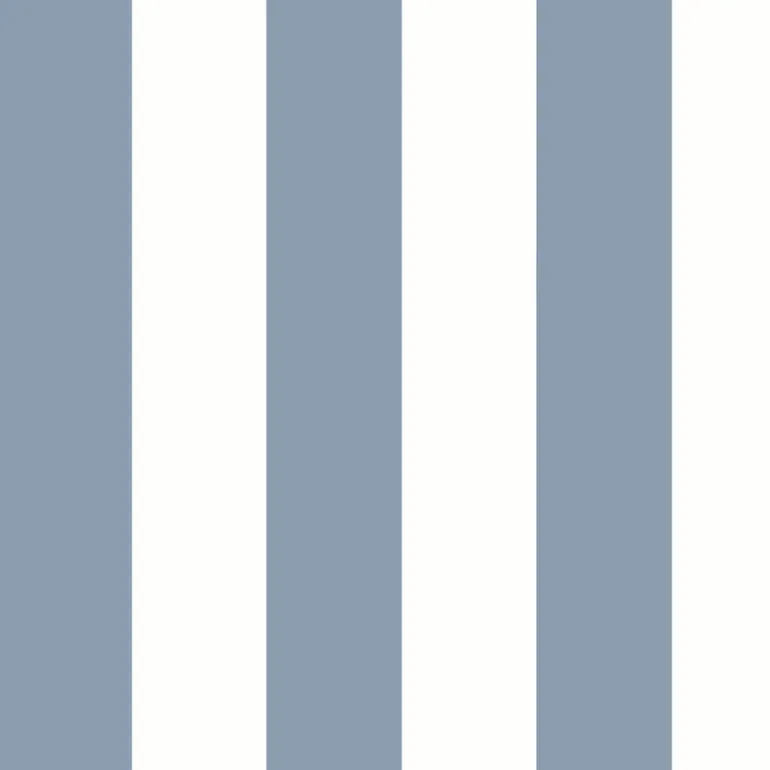 CV4443 Blue Awning Stripe Wallpaper