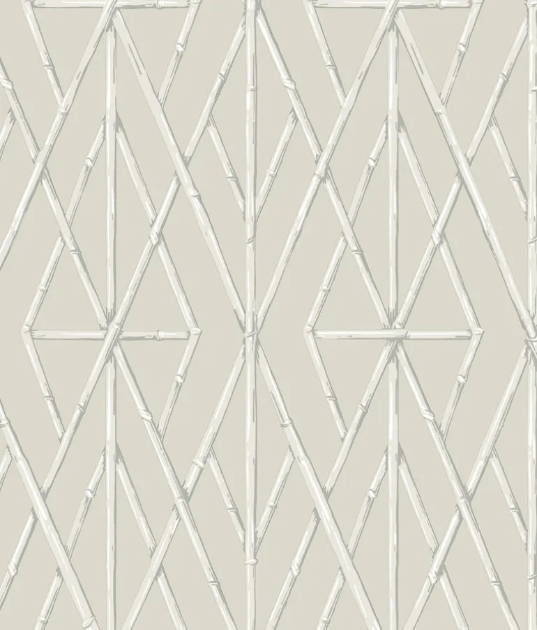 CV4450 Cream Riviera Bamboo Trellis Wallpaper