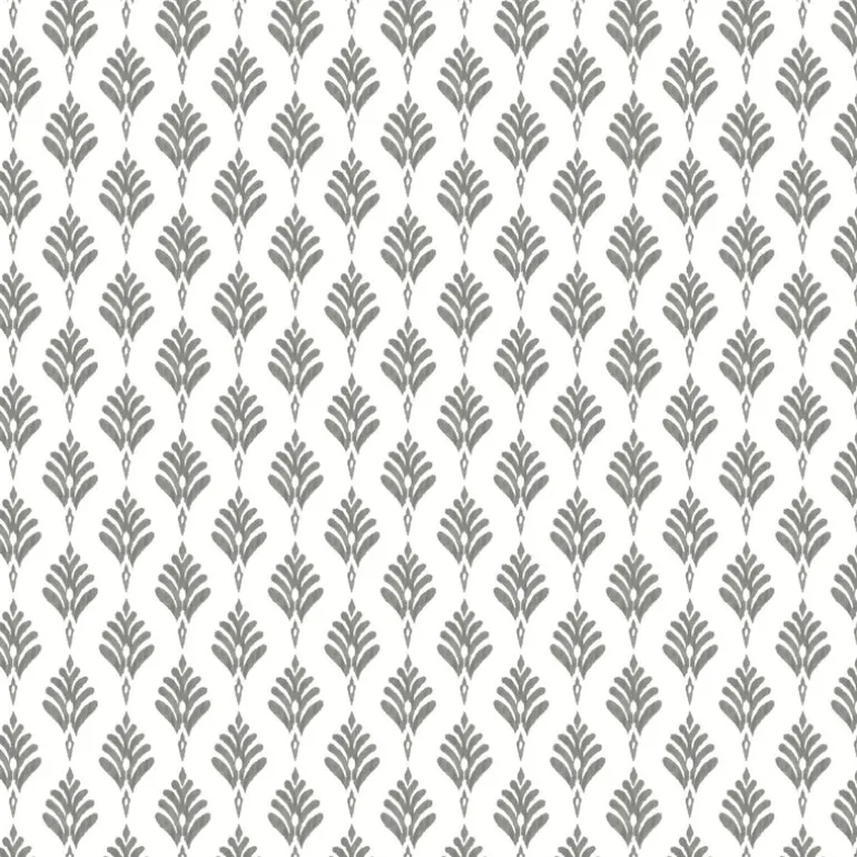 CV4457 Gray French Scallop Wallpaper