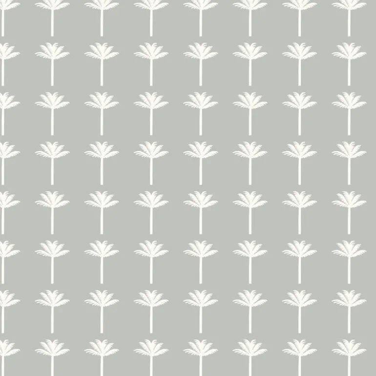 CV4421 Gray Palm Bay Wallpaper