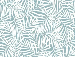 CV4435 Light Blue White Oahu Fronds Wallpaper